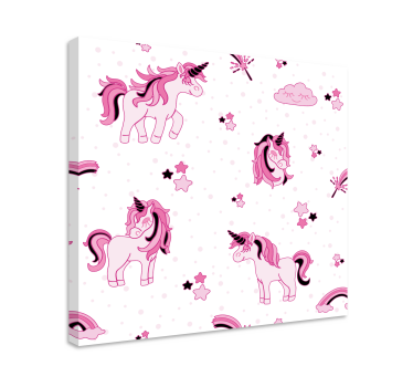 Dipinto unicorno motivi di unicorno carini - TenStickers