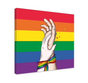 Dipinto con frase unità nella diversità - TenStickers