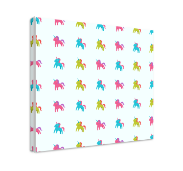Dipinto unicorno motivo unicorno colorato - TenStickers