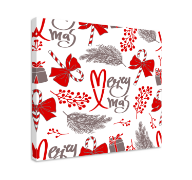 Dipinto con alfabeto e lettere design buon natale - TenStickers