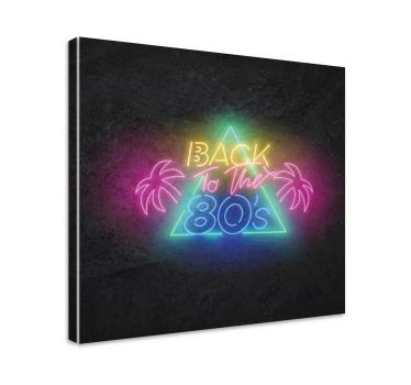 Dipinto con frase neon retro frase - TenStickers