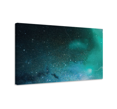 Dipinto astratto scena celestiale stellata - TenStickers