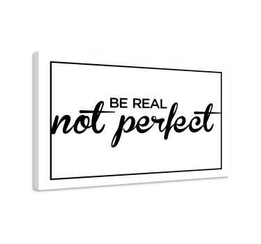 Dipinto con frase messaggio di autenticità - TenStickers