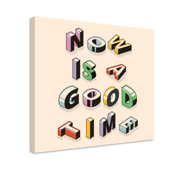 Dipinto con frase arte testuale motivazionale - TenStickers