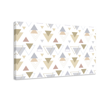 Dipinto geometrico motivi triangolari geometrici - TenStickers