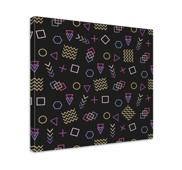 Dipinto geometrico motivo forme geometriche - TenStickers