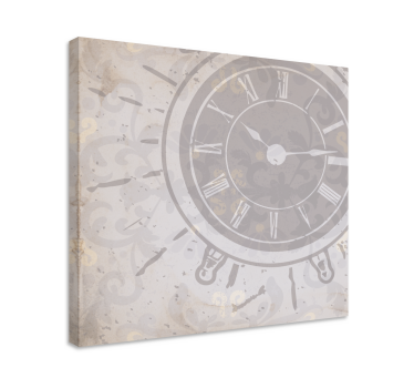 Dipinto astratto design elegante dell'orologio - TenStickers
