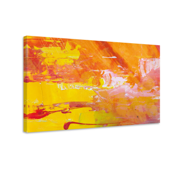 Dipinto astratto flusso di colore vibrante - TenStickers