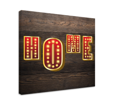 Dipinto con frase segno luminoso per casa - TenStickers