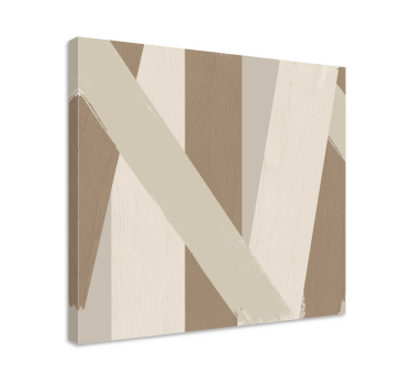 Quadro con disegno astratto a strisce - TenStickers