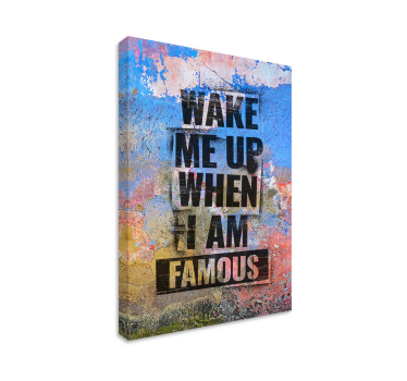 Quadro con scritta motivazionale - TenStickers