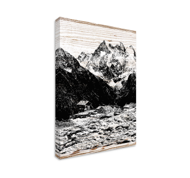 Quadro stampa paesaggio paesaggio di montagna - TenStickers