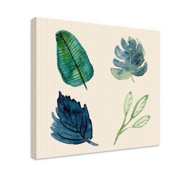 Dipinto salone foglie tropicali - TenStickers