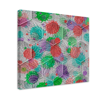 Dipinto vintage piastrelle gaudi colorate - TenStickers