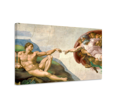 Arte dipinto la creazione di Adamo dipinto - TenStickers