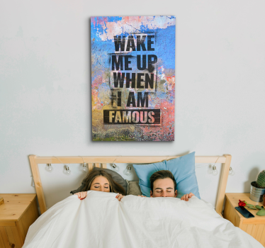 Quadro con scritta motivazionale - TenStickers