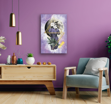 Quadro con donna stile astratto - TenStickers