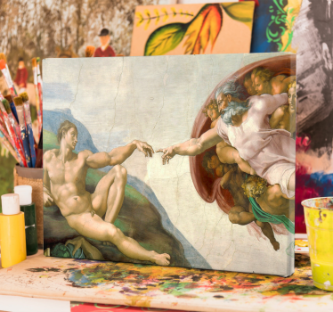 Arte dipinto la creazione di Adamo dipinto - TenStickers