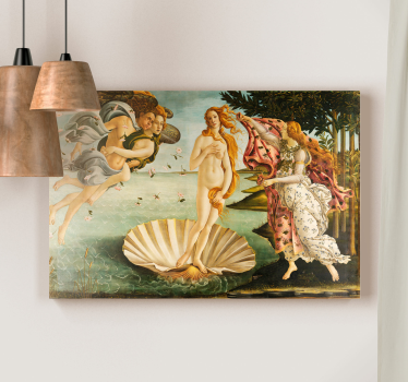 Arte dipinto la nascita di VenereUn tempo, quando le acque del Ni - TenStickers