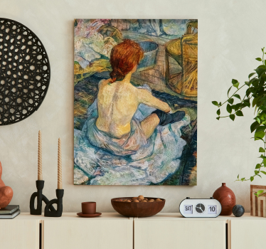 Arte dipinto "La Toilette" di Toulouse-LautrecLa Toilette di Toul - TenStickers