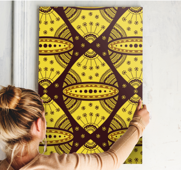 Dipinto astratto composizione geometrica - TenStickers