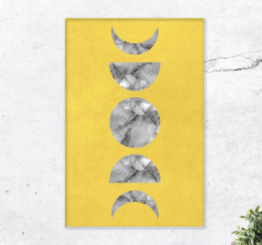 Dipinto astratto fasi della natura - TenStickers