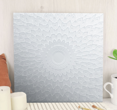 Dipinto astratto motivo circolare intricato - TenStickers