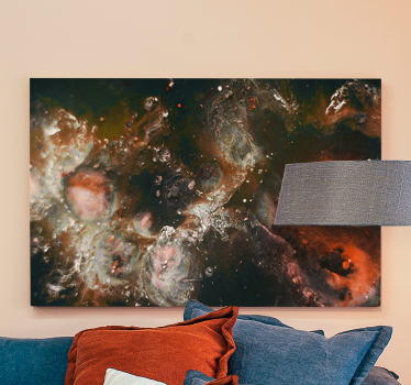 Dipinto astratto movimento cosmico - TenStickers