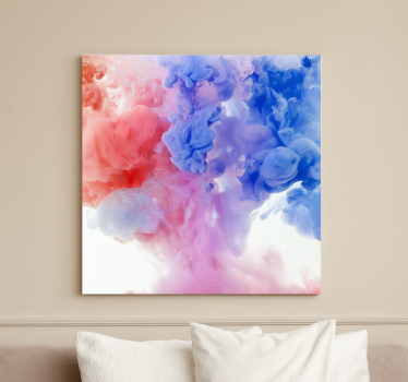Dipinto astratto vortici di nuvole colorate - TenStickers