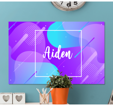 Dipinto con alfabeto e lettere design nome personalizzato - TenStickers