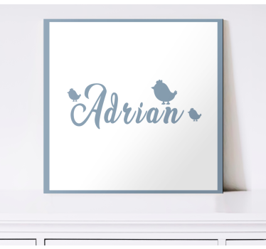 Dipinto con alfabeto e lettere personalizzate - TenStickers