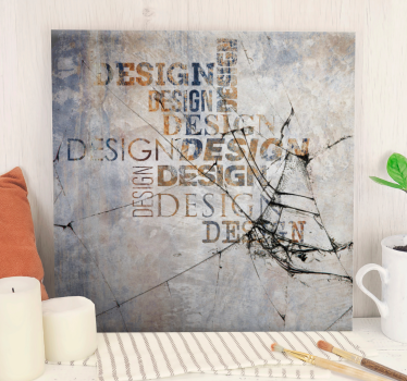 Dipinto con frase design testuale creativo - TenStickers