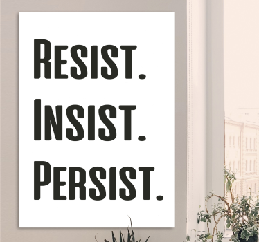 Dipinto con frase messaggio di empowerment - TenStickers