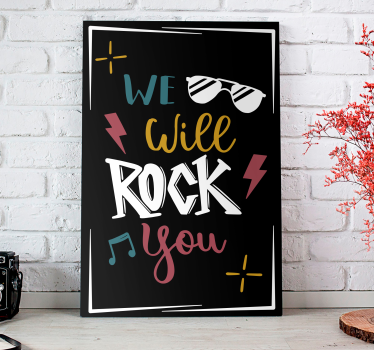 Dipinto con frase scuoti il tuo spirito - TenStickers