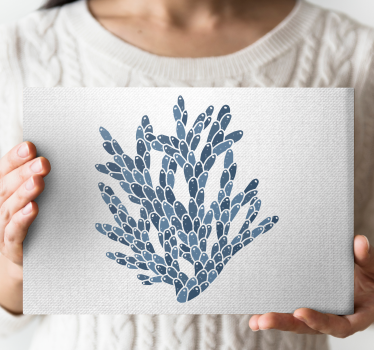 Dipinto con marinaio design di piante marine - TenStickers
