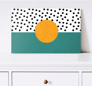Dipinto geometrico design geometrico audace - TenStickers