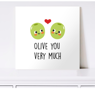Dipinto motivazionale ti amo insieme - TenStickers