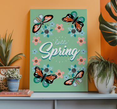 Dipinto salone ciao primavera - TenStickers
