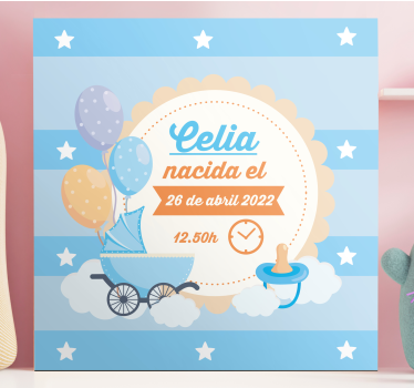 Quadri cameretta neonato festa di annuncio baby - TenStickers