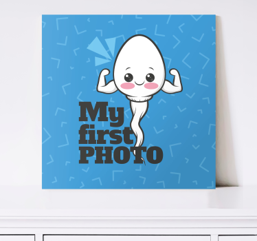 Quadri cameretta neonato la mia prima foto - TenStickers