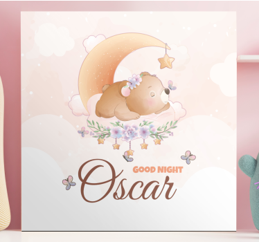 Quadri cameretta neonato orso della buonanotte - TenStickers