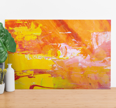 Dipinto astratto flusso di colore vibrante - TenStickers