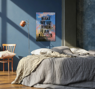 Quadro con scritta motivazionale - TenStickers