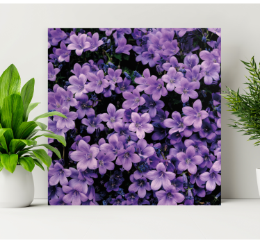 Quadro fiori Vaghi fiori viola - TenStickers