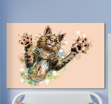 Quadro gatto Gatto quadro - TenStickers