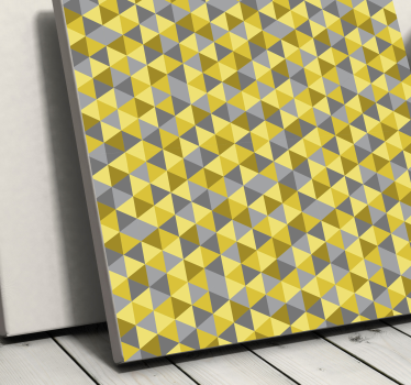 Dipinto geometrico insieme di triangoli geometrici - TenStickers