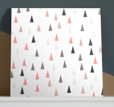 Quadro con triangoli colorati - TenStickers