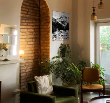 Quadro stampa paesaggio paesaggio di montagna - TenStickers