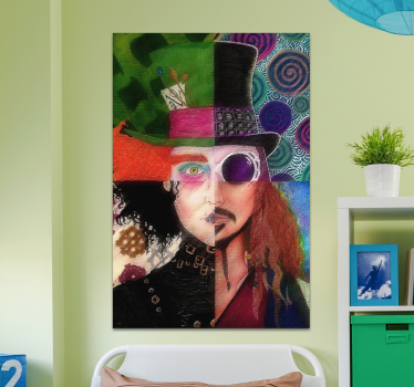Quadro personaggio Personaggi johnny depp - TenStickers