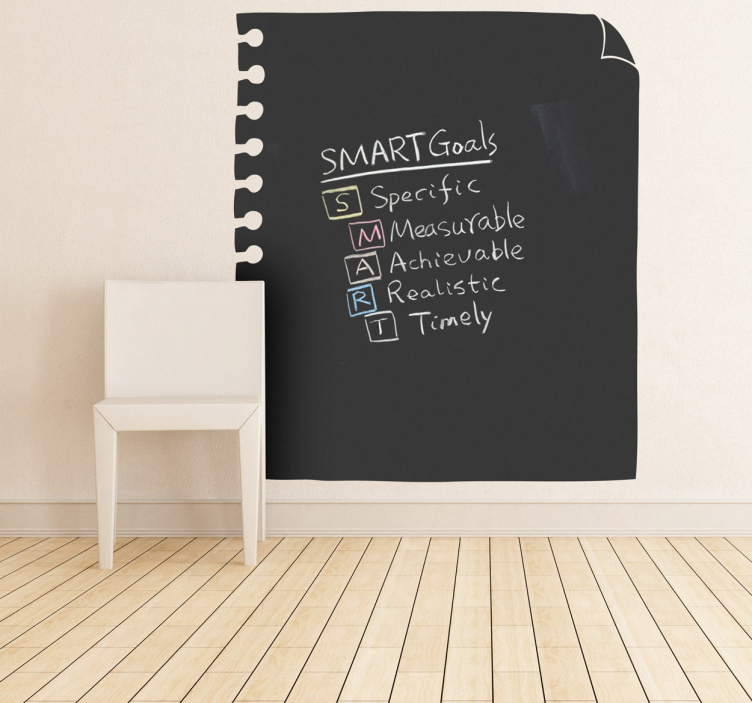 Adesivo murale lavagna block notes - TenStickers